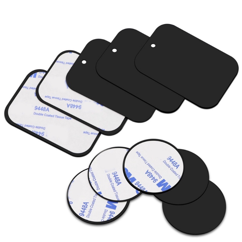 [MPQ] Placa Metálica Magnética Para Suporte De Telefone De Carro/Universal Phone Iron Sheet Disk Sticker Mount Mobile