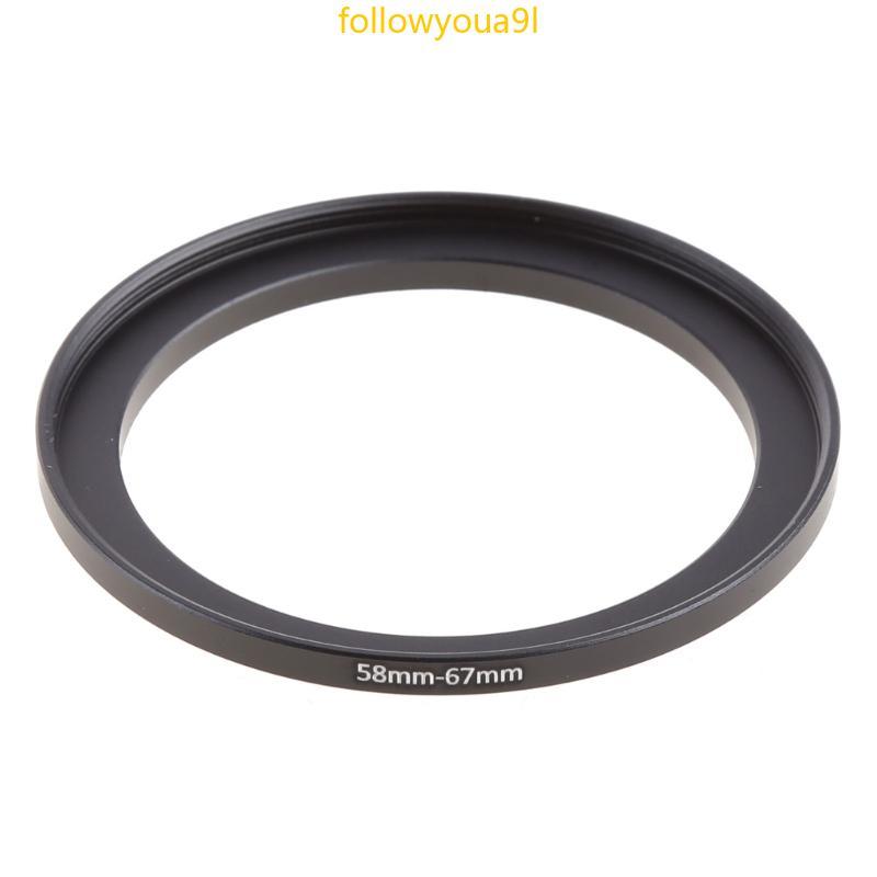 Fol 58mm-67mm Filtro Step Up Anéis Adaptador Lente Para Câmera Digital SLR