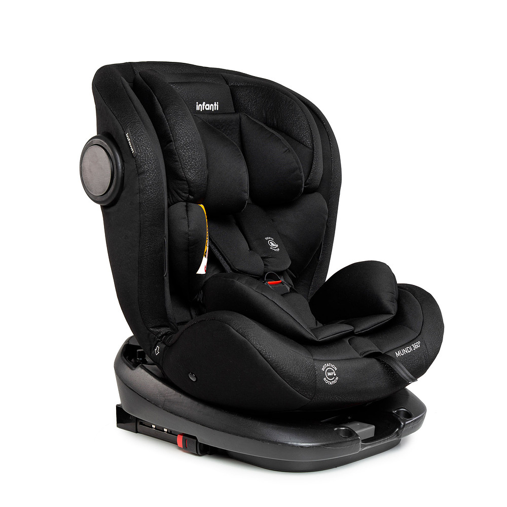 Cadeira para carro Mundi Isofix e giro 360° Infanti cor Preto