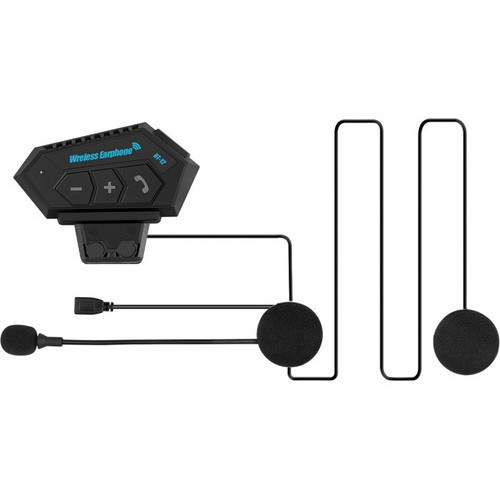 Fone Ouvido Prova Agua Moto Capacete Sem Fio Bluetooth