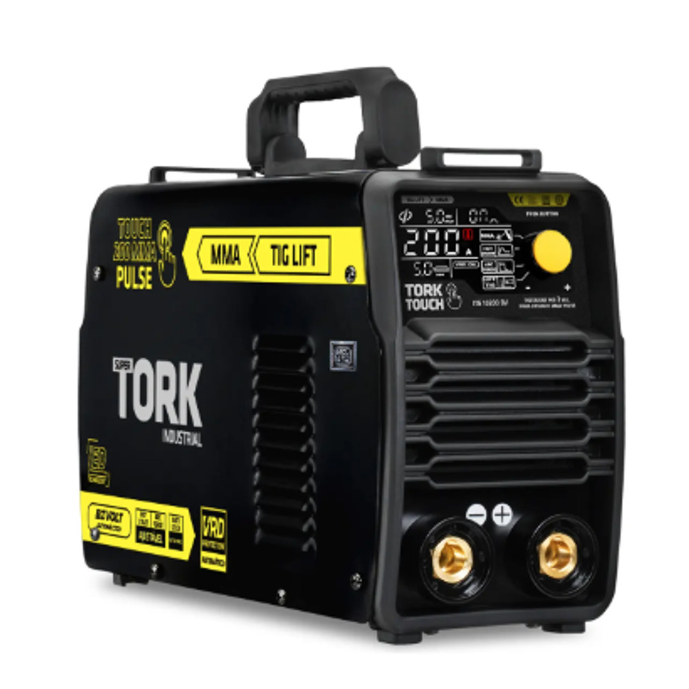 STORK TOUCH INVERSOR 200A BIVOLT  TIG LIFT + MMA VRD  ITE-10200-BV-S
