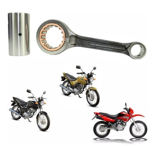 Biela Pino 15mm Titan 125 2002 A 2004 / Nxr 125 Qualidade