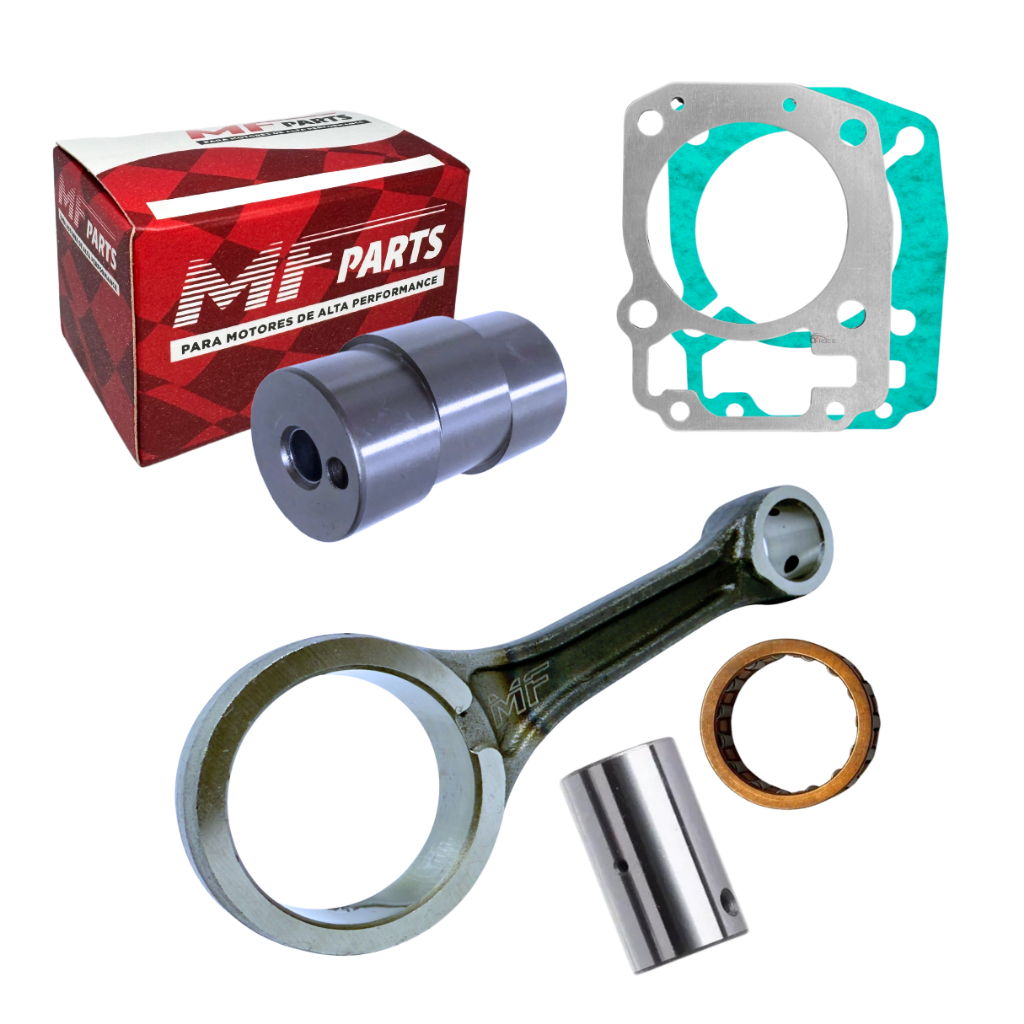 Pino Cursado 2mm + Flange 2mm + Biela 15mm Titan 150 e 160  (Todas)