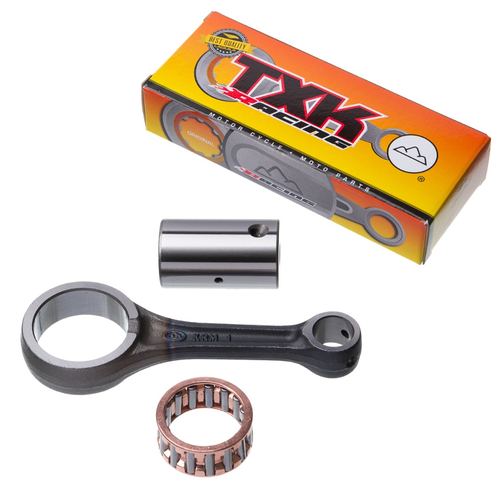 BIELA COMPLETA TXK RACING CG 150 TITAN BROS 150 PINO 15MM REFORÇADA ALTA ROTAÇÃO
