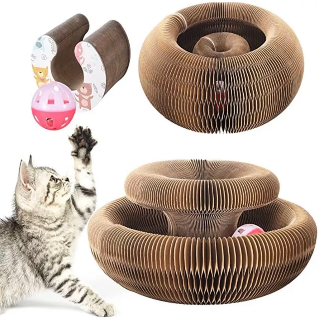 aramado de gato arranhador magico Arranhador magic pet arranhador Brinquedo Do Gato Arranhando Mágica Organ Com Sino Moagem Garra Escalada Quadro Em Estoque
