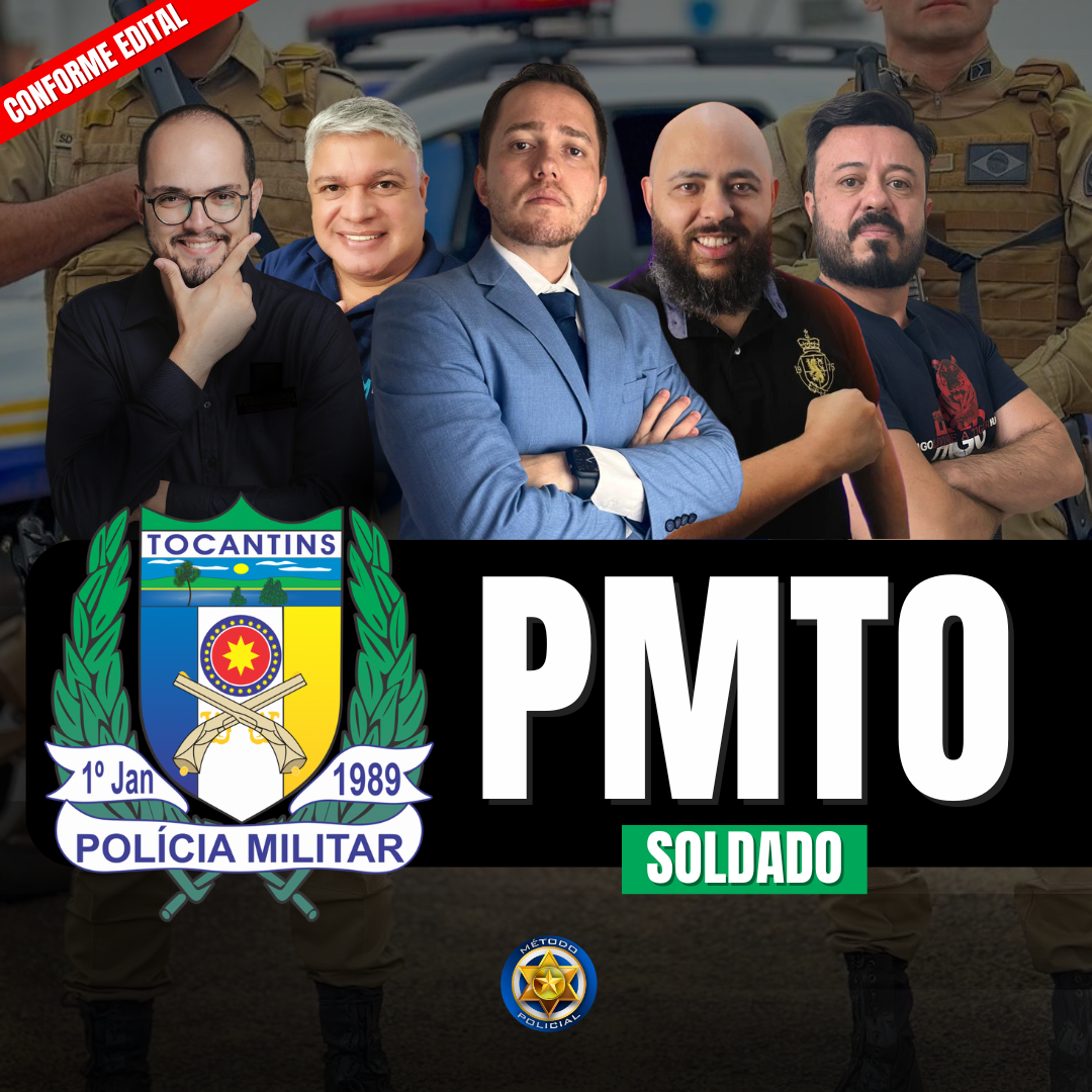 Combo PMTO (Soldado) - Polícia Militar do Tocantins (Conforme Edital)