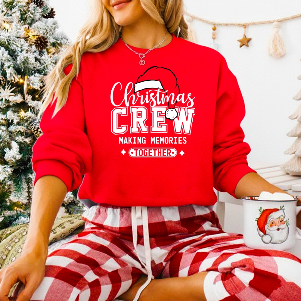 Moletom Natal Premium Confort Feminino '' CREW NATAL '' Alta Qualidade Tendencia Envio Rapido - 912