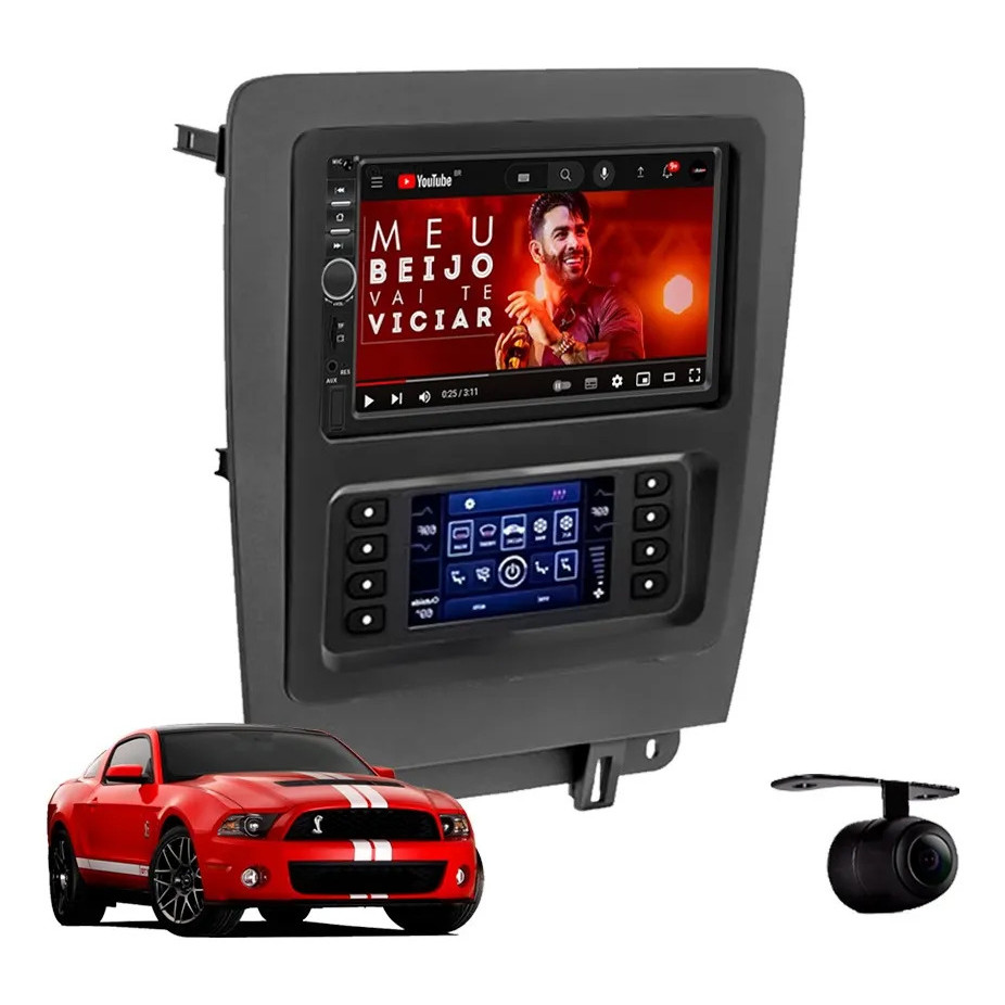 Central Multimídia Ford Mustang 2010 À 2014