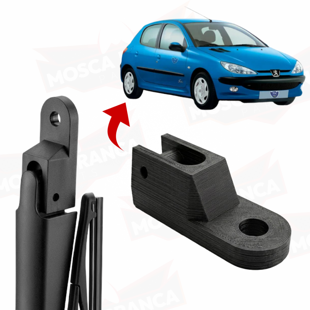 Suporte do Braço do Limpador Traseiro Peugeot 206 – Encaixe Original e Alta Durabilidade