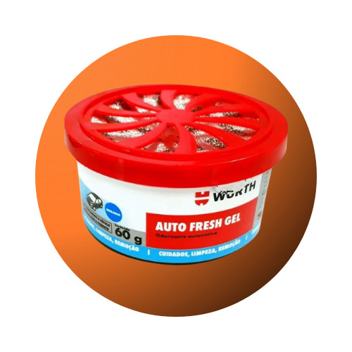 ODORIZADOR MORANGO AIR CAR GEL W-MAX - WURTH