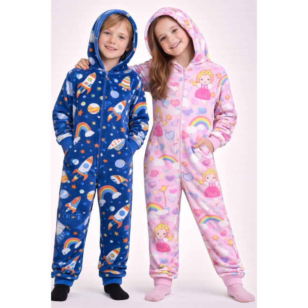 Macacão ou Conjunto em Soft para Bebê Varias Estampas 3D Print - Inverno - Quentinho Lançamento