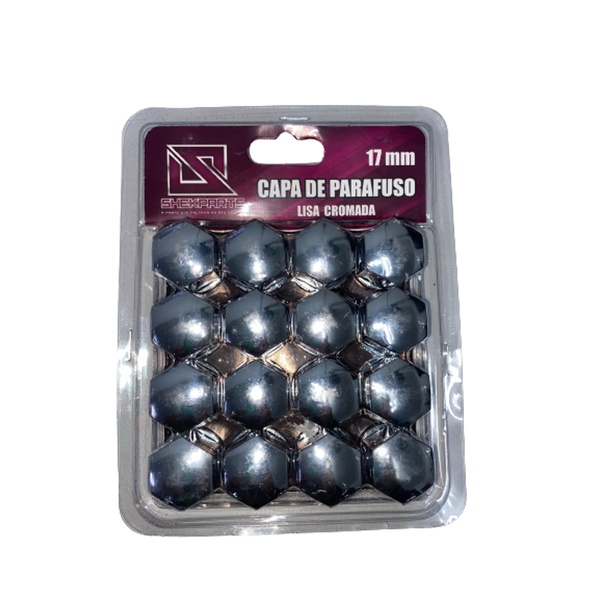 Capa Parafuso Cromada 17mm