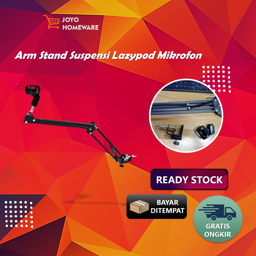 JH-ARM STAND Suspention LAZYPOD Mic