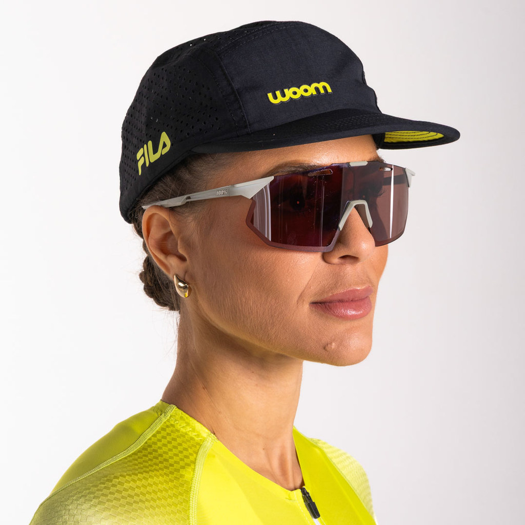 Boné Running Fila Marathon Preto Unissex I