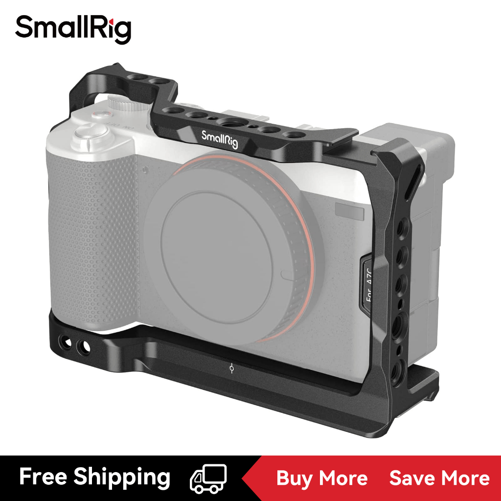 Gaiola De Câmera SmallRig Formfitting Full Dslr Para Sony A7C Com 1/4 