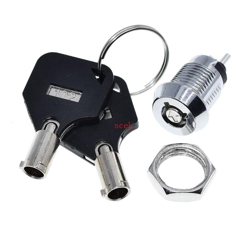 scek 12mm Aço Inoxidável Para Fechadura Chave 102 Electronic Double Side Pull out Tipo 2 Chaves