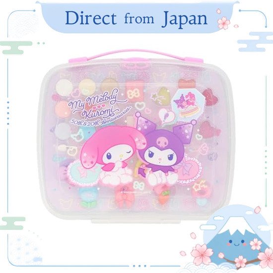 Shobido Shobido Sanrio Makeup Palette Set (My Melody & Kuromi) Removable with Soap Sanrio Characters SA43887 Shipped fro