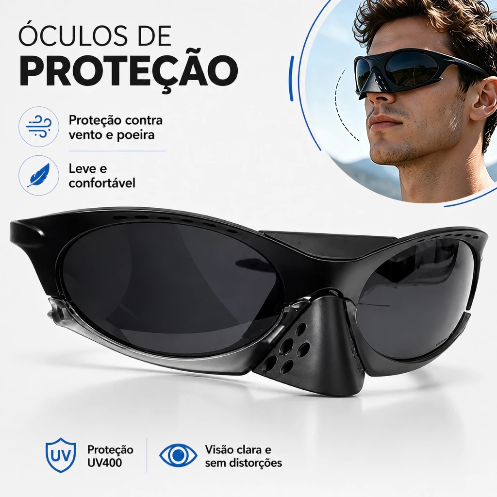 Unisex Sports, Cycling, Running Sunglasses with Removable Duckbill Nose Protector UV400