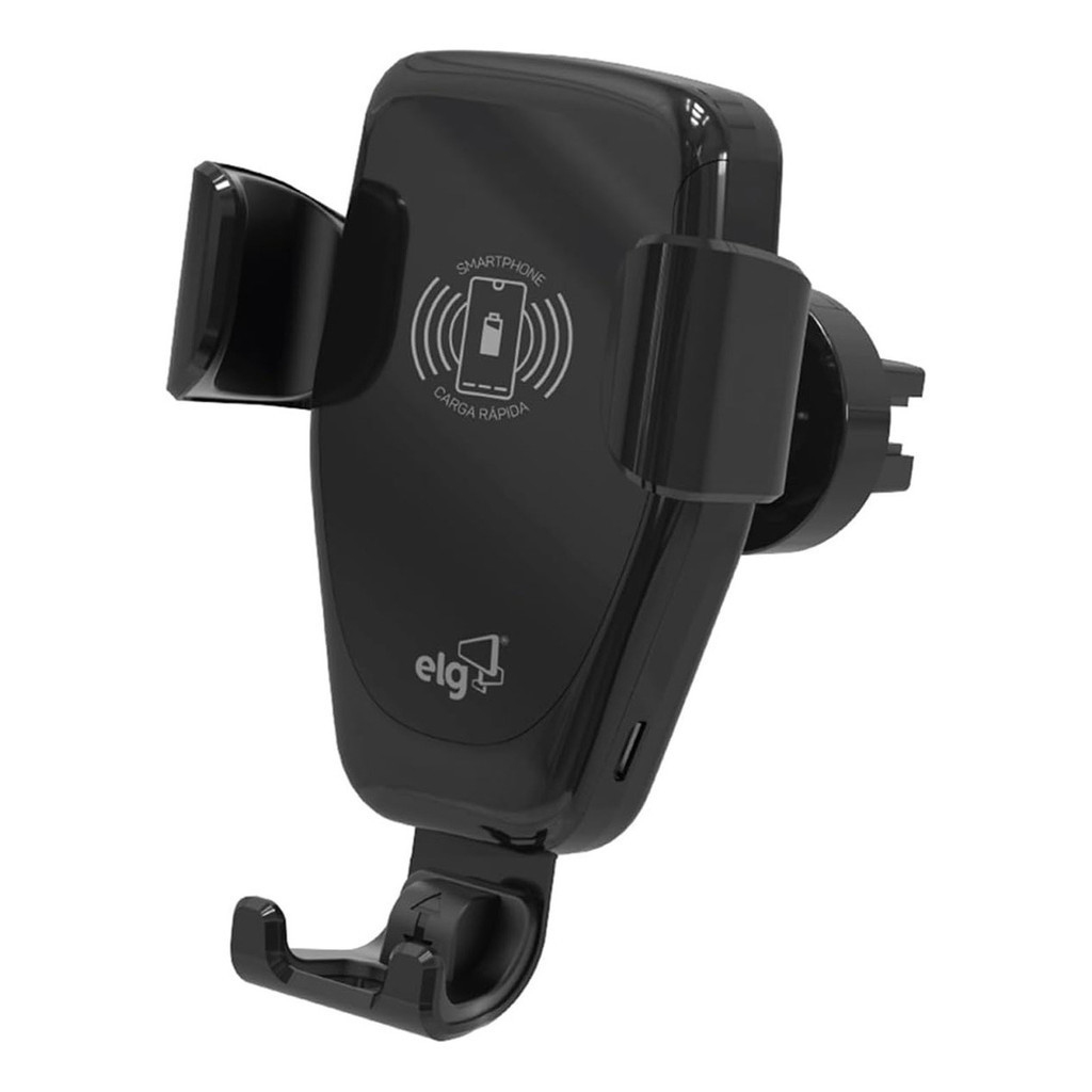 Suporte Veicular c/Carregador Wireless Saída de Ar ELG - CH360WA