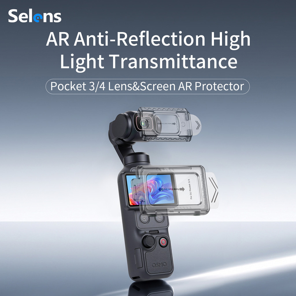 Selens AR Protetor De Tela De Vidro Temperado Anti-Reflexo De Alta Transmitância De Luz Acessórios De Proteção De Lente