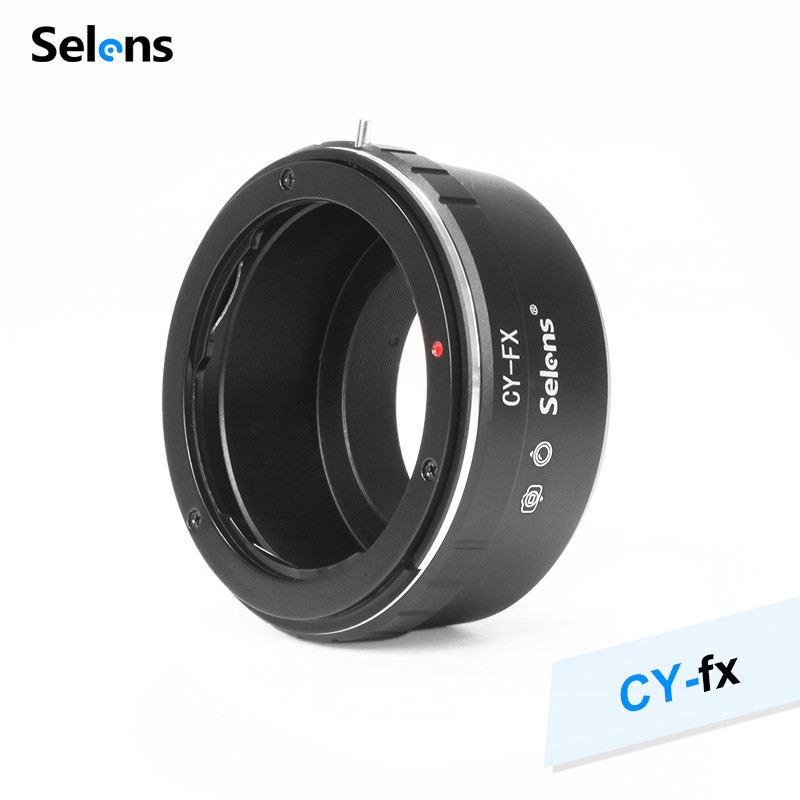 Anel adaptador Selens CY-FX contrax porta CY para Fuji Micro Single X-M1 PRO1