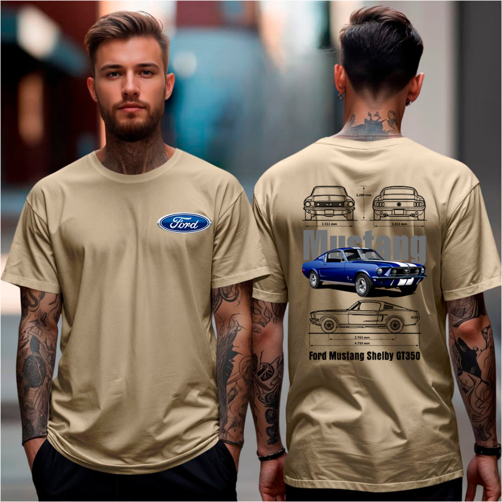 Camiseta Camisa Ford Mustang Shelby Carro Esportivo