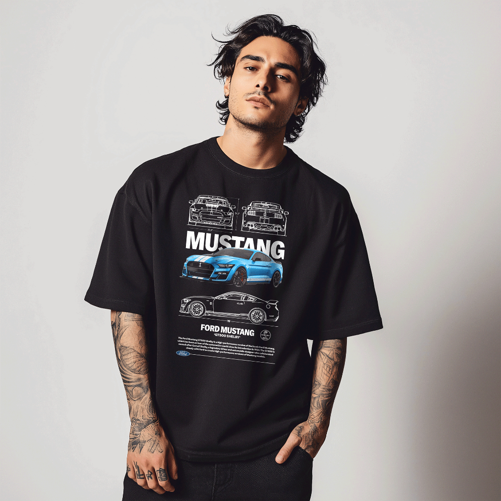 Camiseta Ford Mustang, Street Racer, JDM, Cultura Automotiva, Street Racing