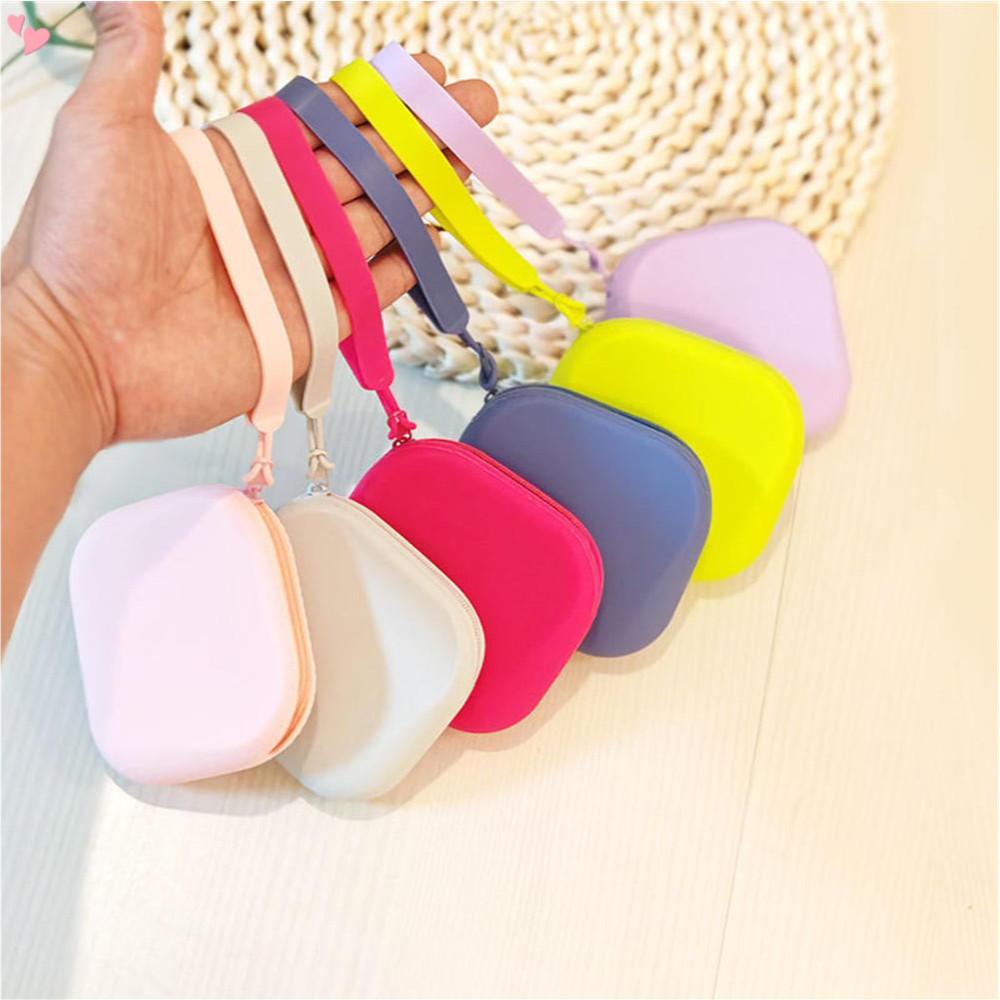 Multi-Purpose Saco De Armazenamento De Silicone Portátil Bolsa De Moedas Crianças Ao Ar Livre Chaveiro À Prova Dwaterpro