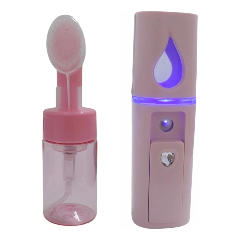 Kit Nano Mist Vaporizador +frasco Pump Espumador Escova