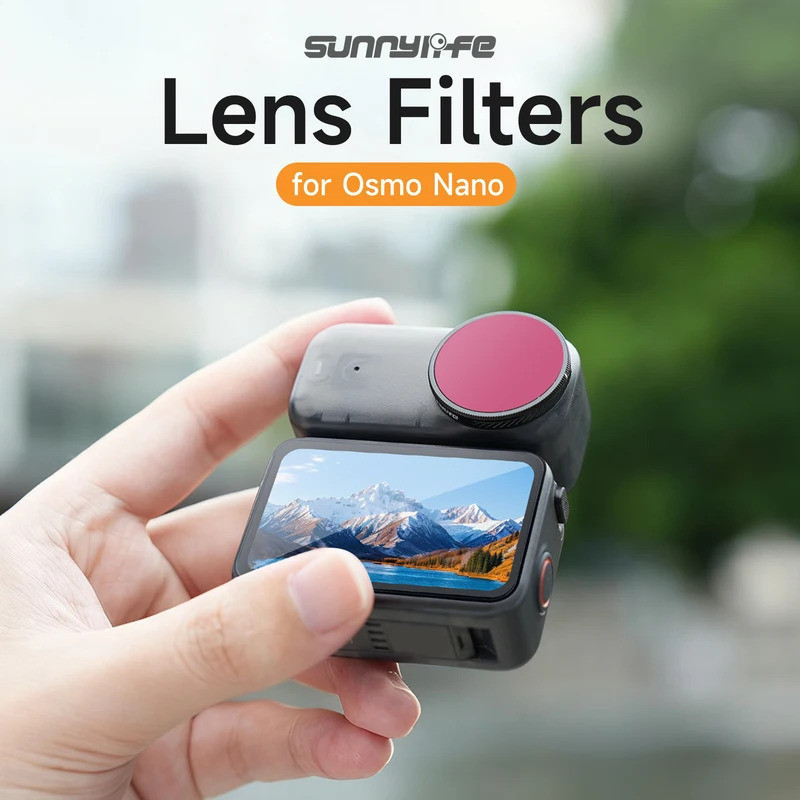 Filtro de lente para DJI Osmo Nano MCUV CPL ND8/16/32/64 NDPL Black Mist, conjunto de filtros de lente 1/4 para acessóri
