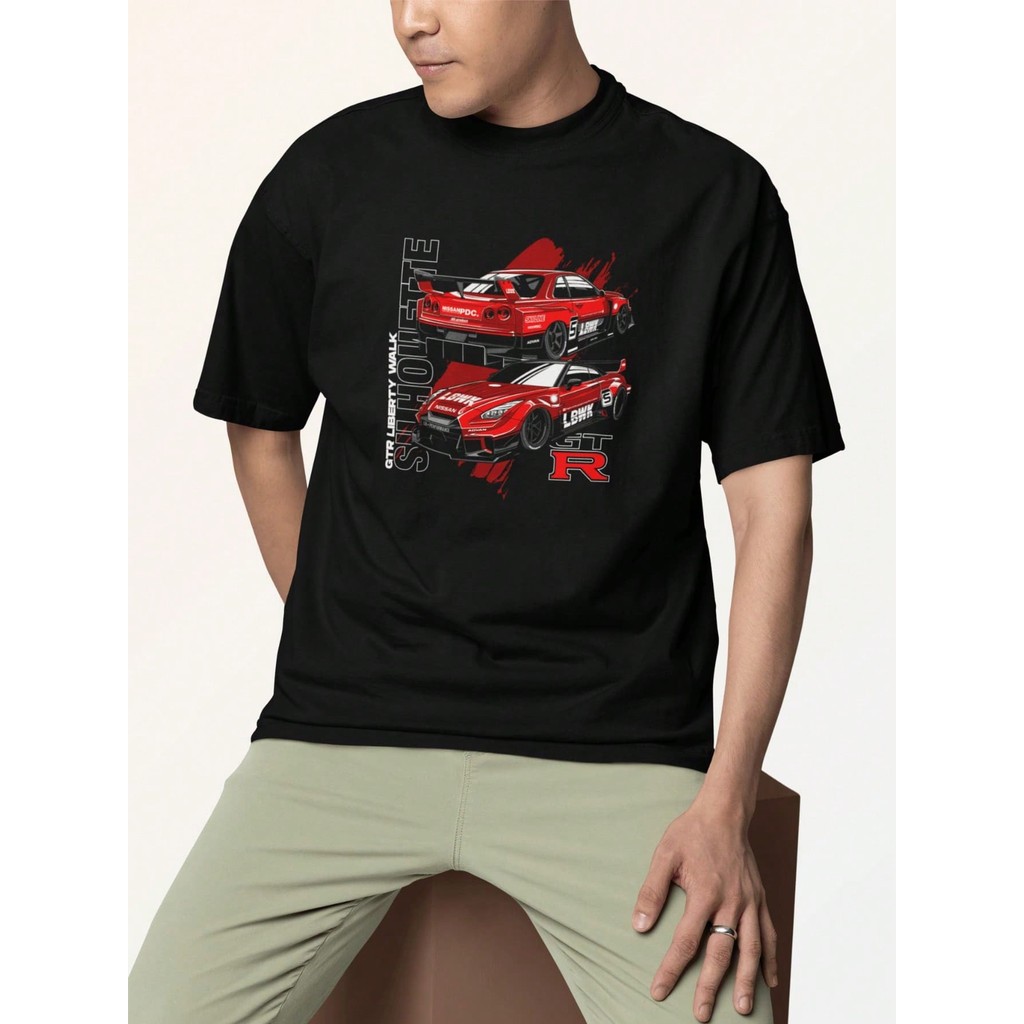 Camiseta Camisa Masculina Unissex  Streetwear Gola Redonda Estampa Grande - Estampa Automotiva Car Carro W12