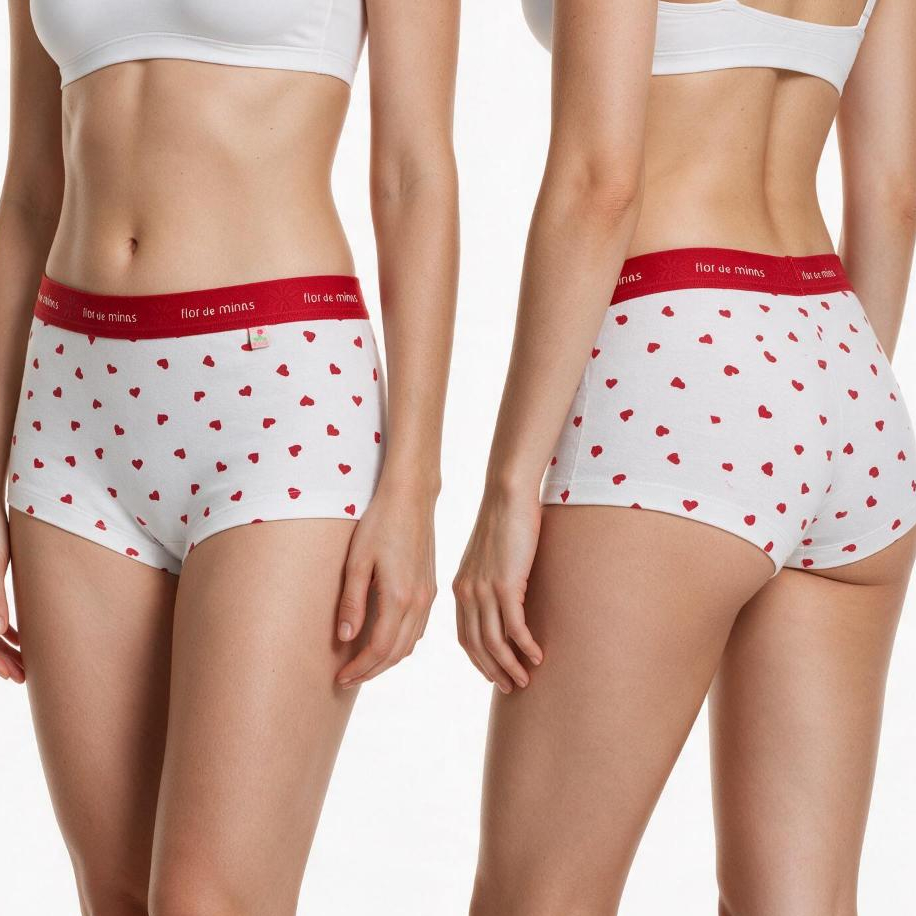Kit 3 Calcinhas Shortinho Box Feminino Cotton Confortável Short Macia Envio Rápido Promoção
