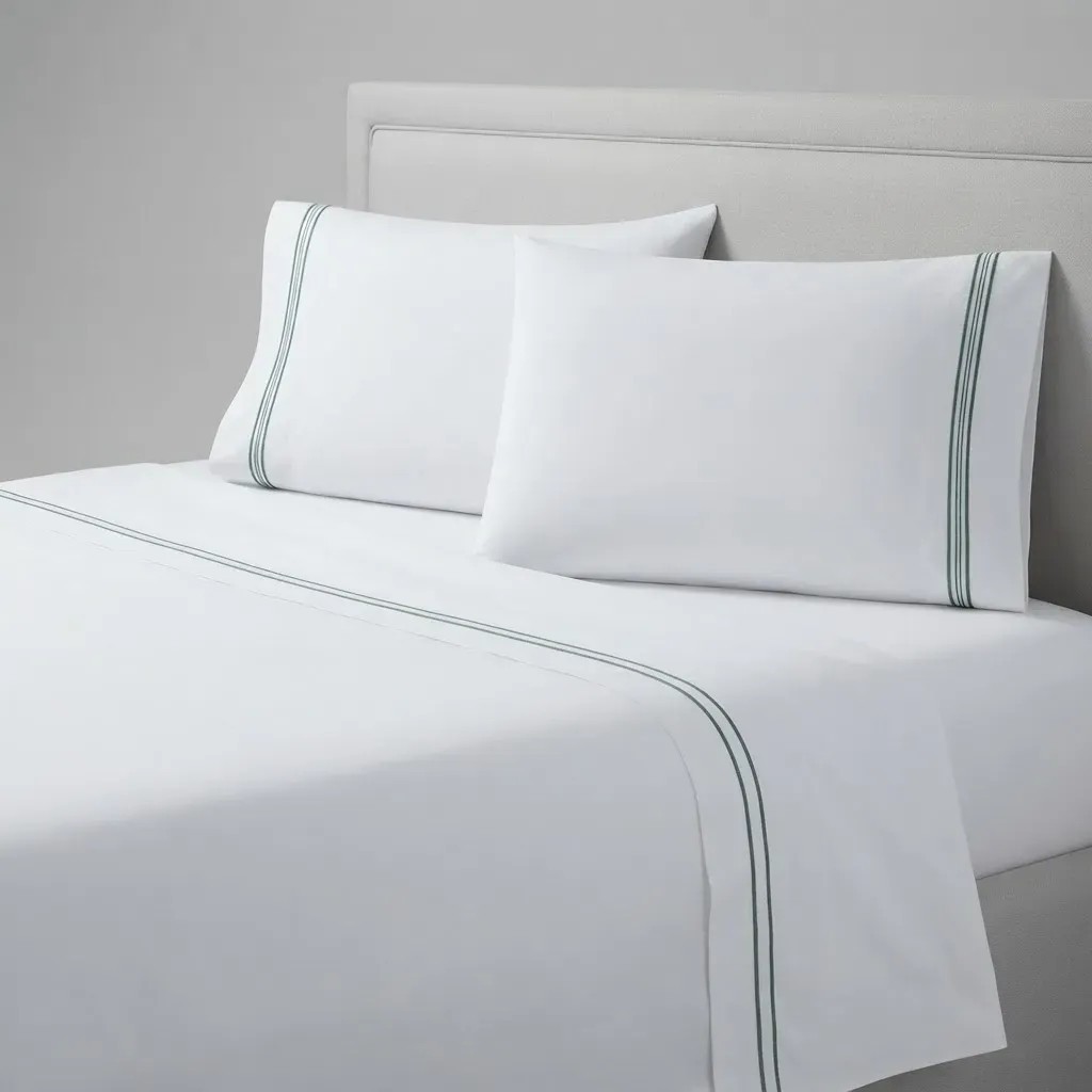 Jogo Cama Niazitex Percal Soft 300 Basics Solteiro Verde
