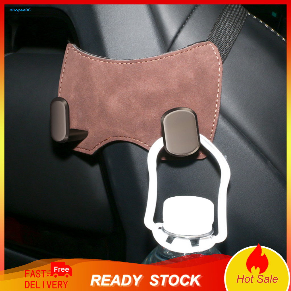 Organization Accessories Automotive Storage Universal Metal Car Seat Headrest Hooks – Heavy Duty Back Hangers for Bags