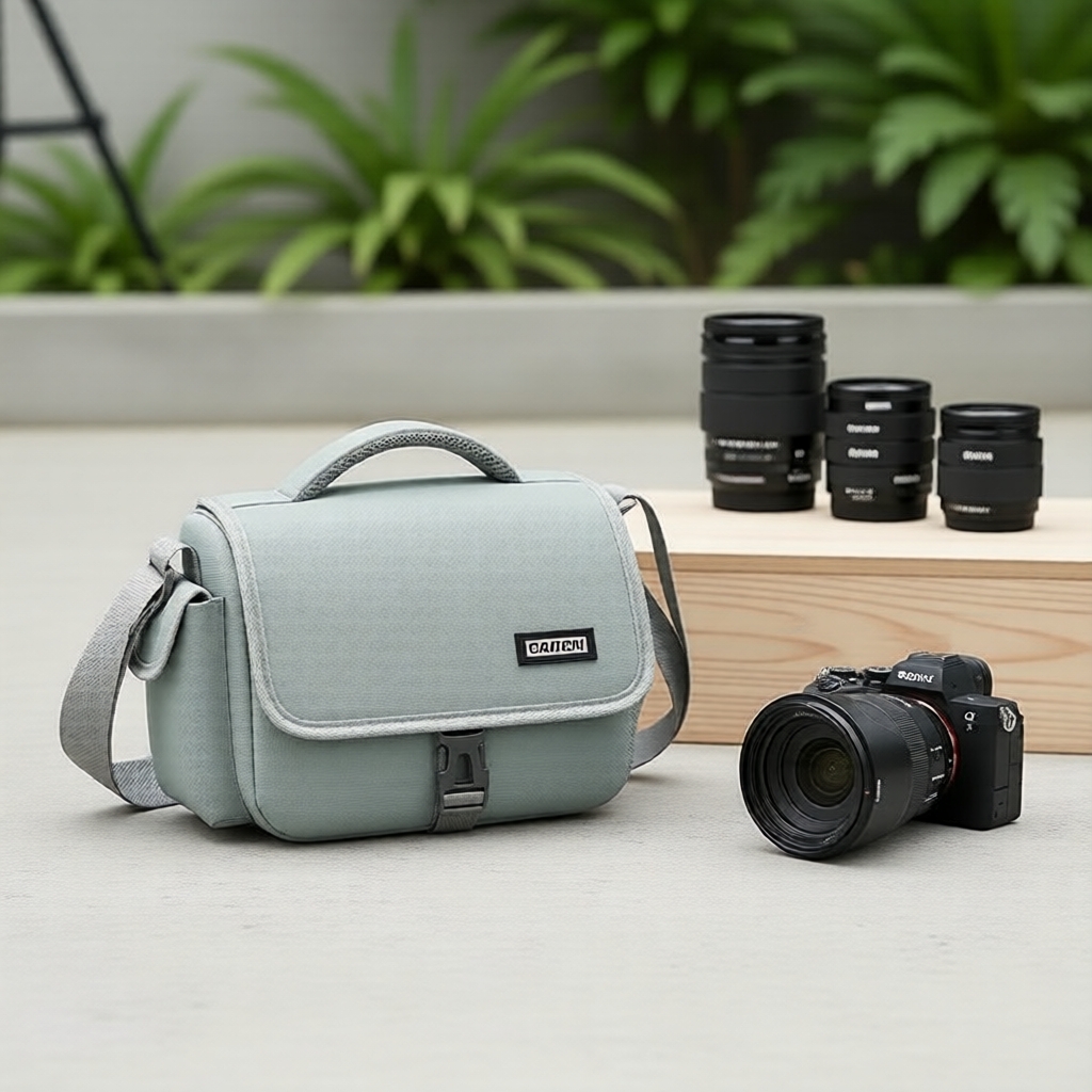 Bolsa Tipo Estilingue Para Câmera , À Prova D'água Fotografia , Crossbody , Com Compartimento Laptop , DSLR , SLR De Omb