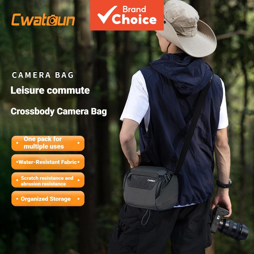 Bolsa Tipo Estilingue Para Câmera , À Prova D'água , Fotografia , Crossbody Com Suporte Tripé , DSLR SLR/Câmeras Sem Esp
