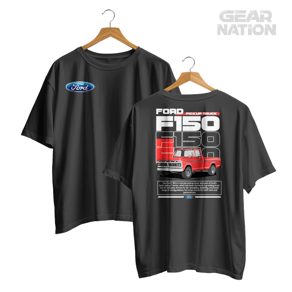 Camiseta Ford F150 Pickup Classic 1970s Legend Truck Exclusivo 100% Algodão Unissex Oversized