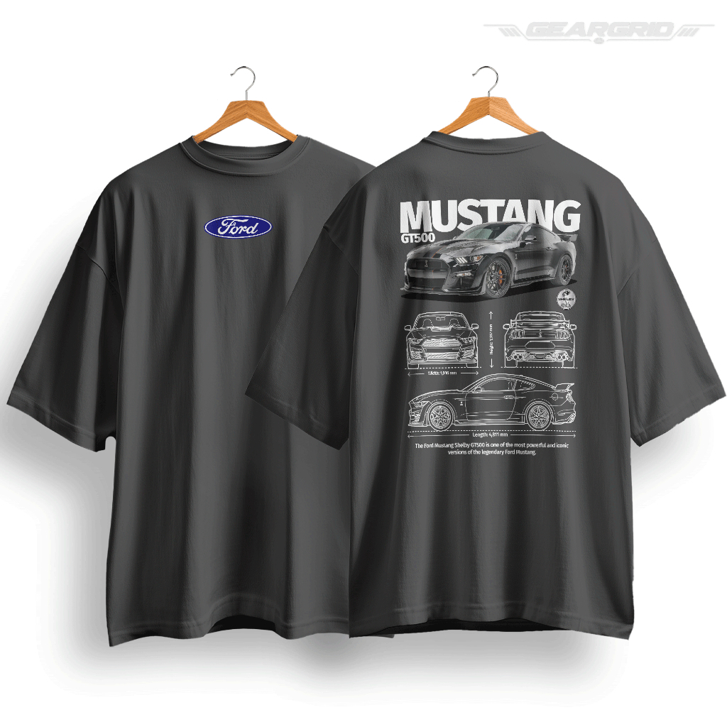 Camiseta Ford GT500 100% Algodão Envio Imediato Exclusiva Oversized Unissex