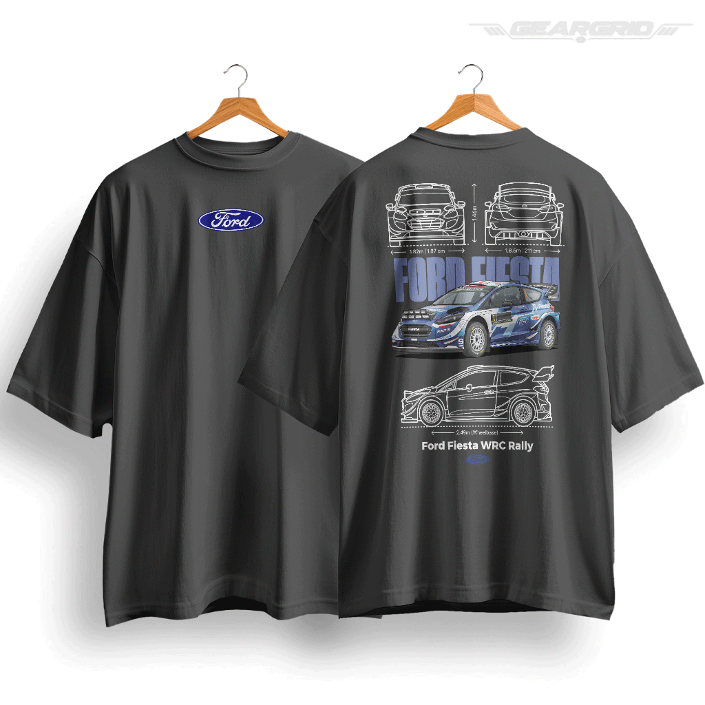 Camiseta Ford Fiesta Extreme 100% Algodão Edição Especial Oversized Unissex