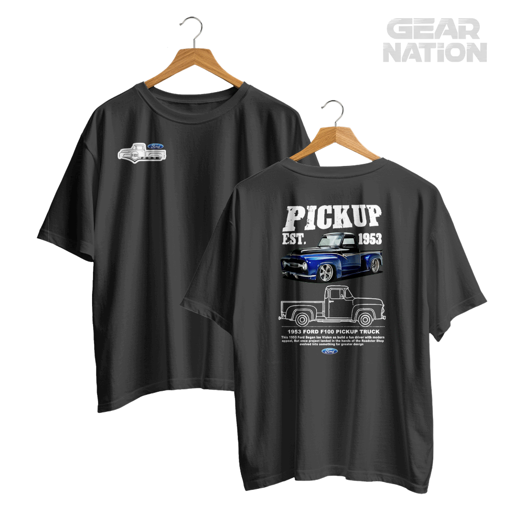 Camiseta Ford Ranger F-100 Oversized 100% Algodão Premium, Edição Especial, Unissex Streetwear