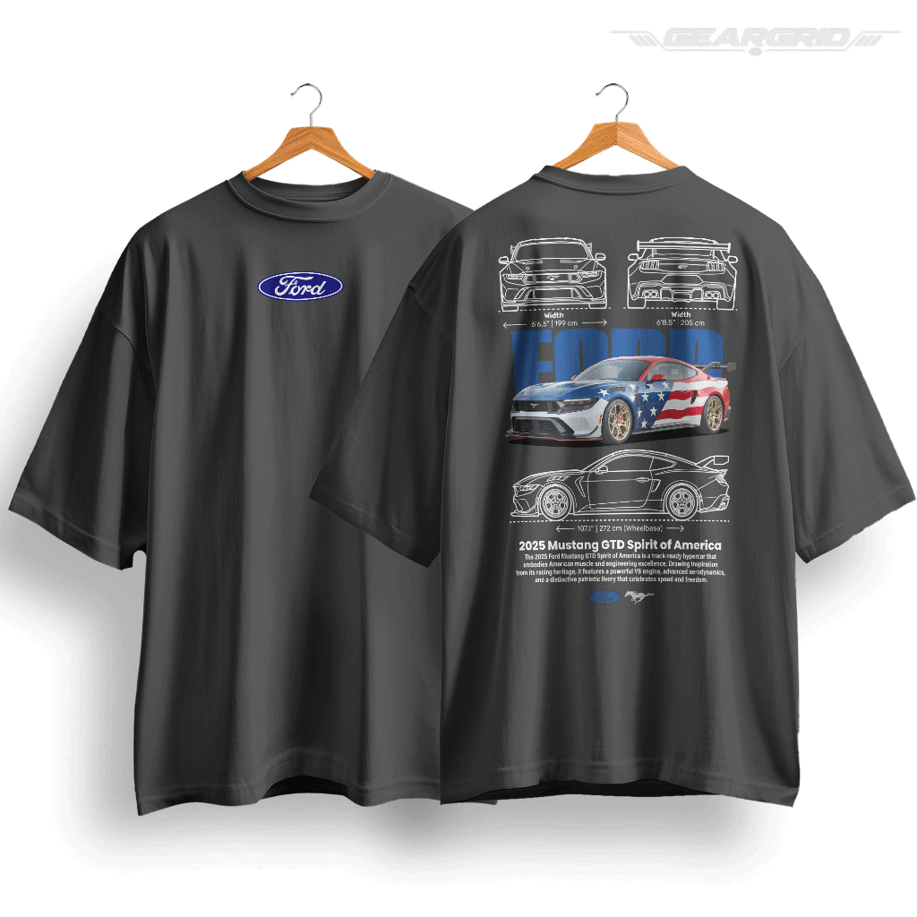 Camiseta Ford America 100% Algodão Edição Especial Envio Imediato Oversized Unissex