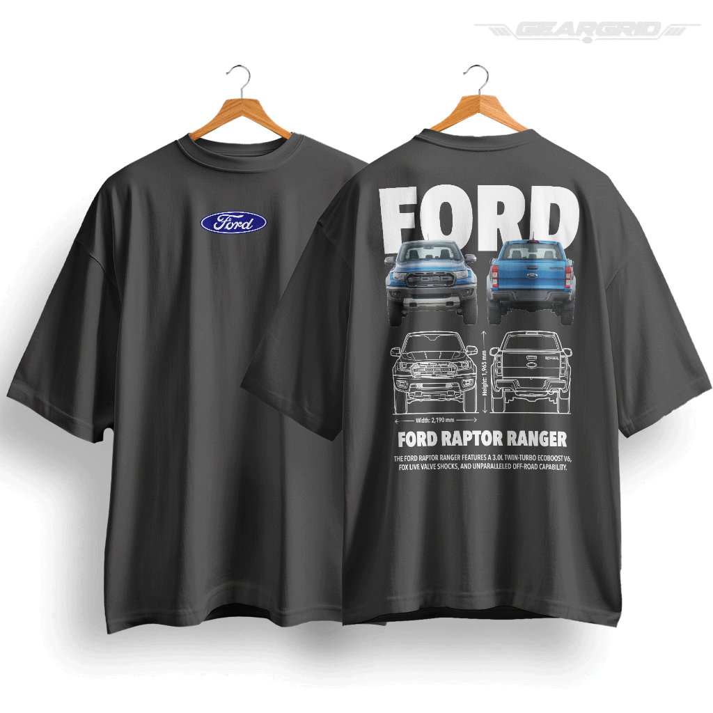Camiseta Ford Ocean 100% Algodão Edição Especial Exclusiva Oversized Unissex