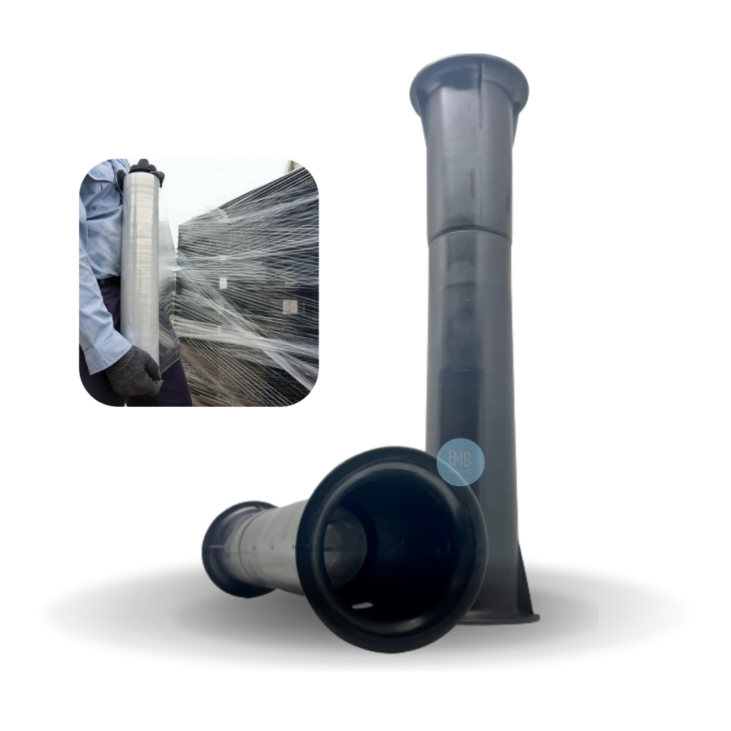 Kit 2 Suporte Manual De Stretch Sem Tubete Rapidez Economia Embalagem Mudança