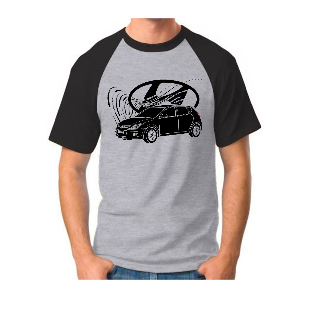 camiseta camisa masculina carro cars hyundai i30 plus size promoção