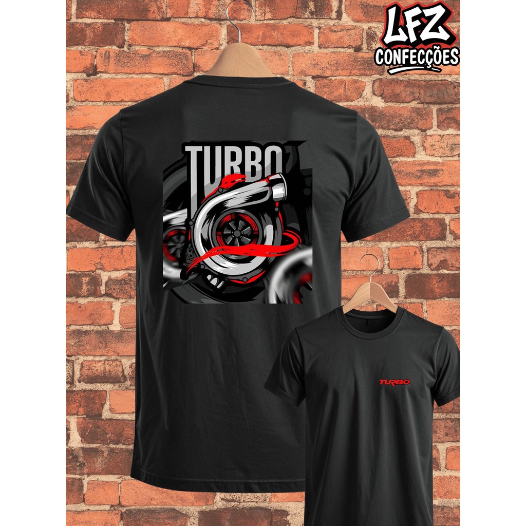 Camiseta Turbo Turbina Sped Carro Car Arrancada Camiseta Camisa Blusa Unissex 100% Algodão Plus Size
