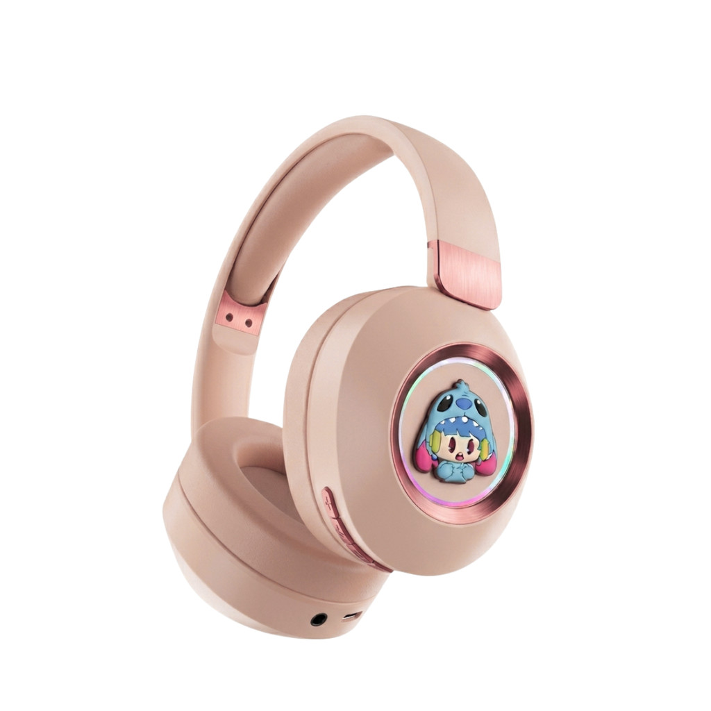 Fone de Ouvido Bluetooth Wireless Tipo Desenhos de CARTOON T&Z ST-856