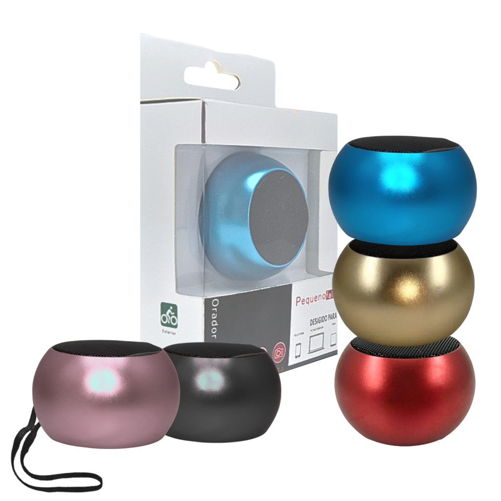 Mini Caixa de Som Speaker Wireless 3W BRILHANTE