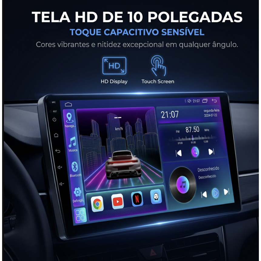 Central Multimídia Android 10