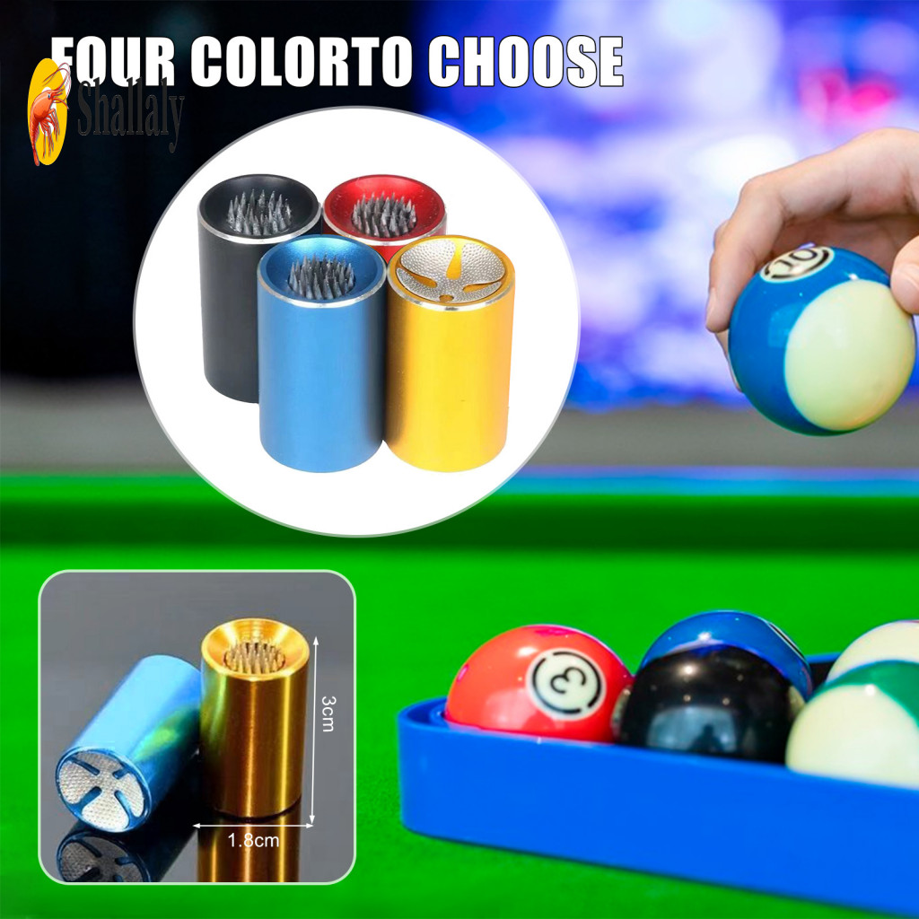 Billiard Cue Tip Repair Tool Supplies 2-in-1 Portable Pool Shaper Lightweight Multifunctional Stick Easy to Carry for Sm