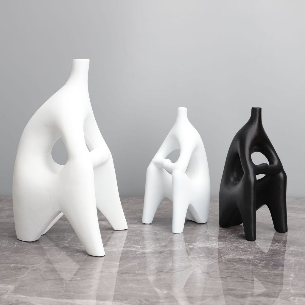 JOP8 Modern minimalist headless figure sculpture, decorative piece for model homes, offices, and living rooms, creative